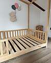 Family Nation Set 2: Letto Montessori Evolutivo Evi 200x90cm + Materasso 12 cm Aloe Vera Letti Montessoriani