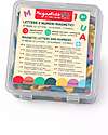 Family Nation Set di 77 Lettere e Numeri Magnetici MagneKids™ - Pastello - Gioco di Apprendimento per Bambini Giochi Magnetici
