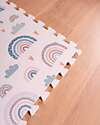 Family Nation Tappeto Gioco Puzzle Montessori - Rainbow - Morbido e Sicuro dalla Nascita - 175x117cm - dalla Nascita Tappeti Puzzle