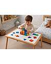 Family Nation Tavolo Sensoriale Montessori Magnetico con 3 Contenitori - 73x53x50 cm - Gioco Educativo per Bambini 3+ Anni Giochi Sensoriali_