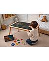 Family Nation Tavolo Sensoriale Montessori Magnetico con 3 Contenitori - 73x53x50 cm - Gioco Educativo per Bambini 3+ Anni Giochi Sensoriali_
