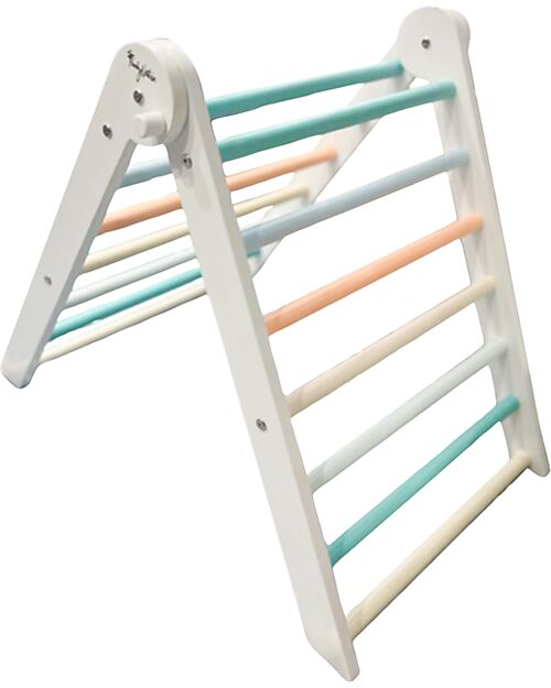 Family Nation Triangolo Montessori Pikler Rainbow - Sunny Beach - Sviluppa Equilibrio e Agilità Giochi Montessoriani