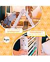 Family Nation Triangolo Montessori Pikler Rainbow - Sunny Beach - Sviluppa Equilibrio e Agilità Giochi Montessoriani