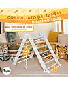 Family Nation Triangolo Montessori Pikler Rainbow - Sunny Beach - Sviluppa Equilibrio e Agilità Giochi Montessoriani