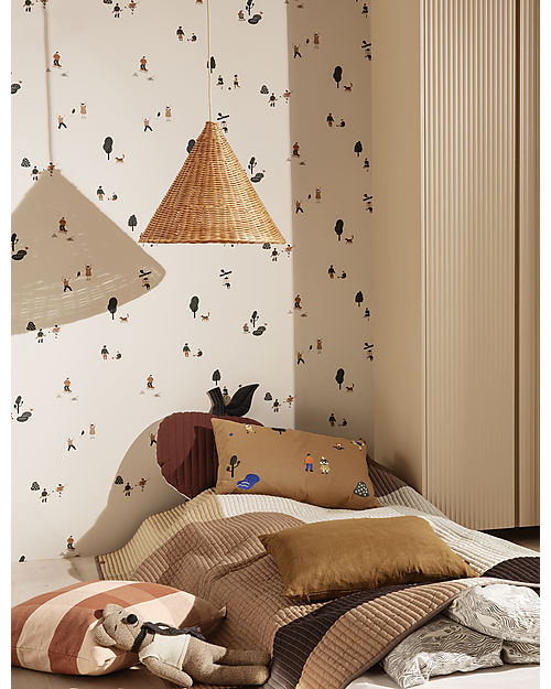 Ferm Living Cuscino Trapuntato 45x49 cm - Mela Cannella - 100% Cotone Bio Cuscini Arredo