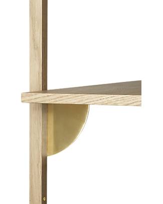 Ferm Living Mensola a Tre Piani Sector - Naturale - Legno Mensole