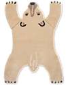 Ferm Living Tappeto Animale in Lana Taftato a Mano - Orso Polare - 118 x 160 cm Tappeti Arredo