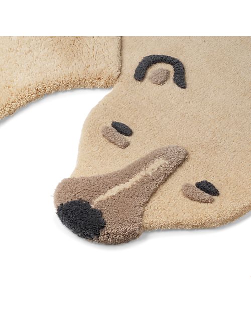 Ferm Living Tappeto Animale in Lana Taftato a Mano - Orso Polare - 118 x 160 cm Tappeti Arredo