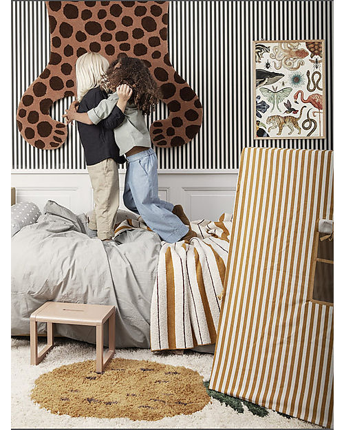 Ferm Living Tappeto Fruiticana in Lana Taftato a Mano - Ananas - 80 x 120 cm Tappeti Arredo