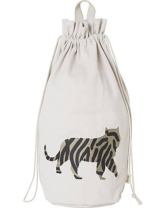 Ferm Living Zainetto Morbido Safari - Tigre - 100% Cotone Bio Zaini Asilo