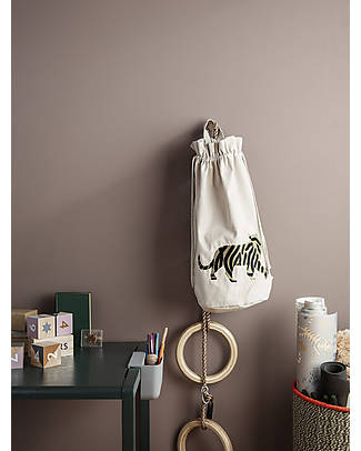 Ferm Living Zainetto Morbido Safari - Tigre - 100% Cotone Bio Zaini Asilo