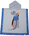 FlapJackKids Accappatoio Poncho Reversibile Dinosauri - 61 x 61 cm (2-6 anni) Accappatoi e Asciugamani