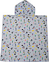 FlapJackKids Accappatoio Poncho Reversibile Dinosauri - 61 x 61 cm (2-6 anni) Accappatoi e Asciugamani