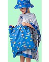 FlapJackKids Accappatoio Poncho Reversibile Dinosauri - 61 x 61 cm (2-6 anni) Accappatoi e Asciugamani