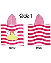 FlapJackKids Accappatoio Poncho Reversibile, Fatina+Unicorno - (2-6 anni) 61 x 61 cm Accappatoi e Asciugamani