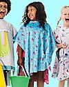 FlapJackKids Accappatoio Poncho Reversibile Unicorno+Tropicale - 61 x 61 cm (2-6 anni) Accappatoi e Asciugamani