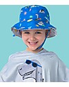 FlapJackKids Baby Cappello Estivo Reversibile Anti-UV SPF 50+ Dinosauri Cappelli Estivi