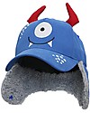 FlapJackKids Berretto 3D con Paraorecchie in Tessuto Sherpa - Mostri Cappelli Invernali