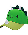 FlapJackKids Berretto Estivo 3D con Visiera - Dinosauri - Cotone Elasticizzato (4-6 anni) Cappelli Estivi