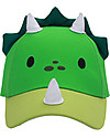 FlapJackKids Berretto Estivo 3D con Visiera - Dinosauri - Cotone Elasticizzato (4-6 anni) Cappelli Estivi