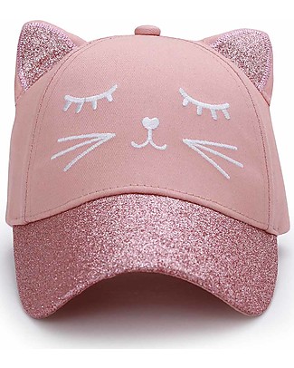 FlapJackKids Berretto Estivo 3D con Visiera - Gatto - Cotone Elasticizzato (4-6 anni) Cappelli Estivi