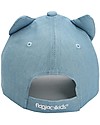 FlapJackKids Berretto Estivo 3D con Visiera - Gatto Denim - Cotone Elasticizzato (4-6 anni) Cappelli Estivi