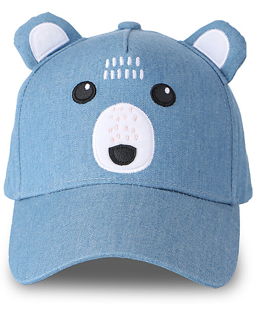 FlapJackKids Berretto Estivo 3D con Visiera - Orsetto - 100% Cotone Cappelli Estivi