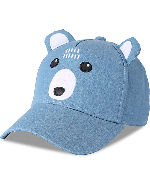 FlapJackKids Berretto Estivo 3D con Visiera - Orsetto - 100% Cotone Cappelli Estivi