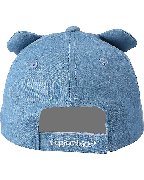 FlapJackKids Berretto Estivo 3D con Visiera - Orsetto - 100% Cotone Cappelli Estivi