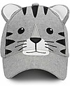 FlapJackKids Berretto Estivo 3D con Visiera - Tigre - Cotone Elasticizzato (4-6 anni) Cappelli Estivi