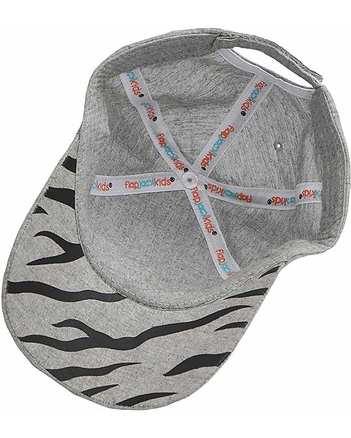 FlapJackKids Berretto Estivo 3D con Visiera - Tigre - Cotone Elasticizzato (4-6 anni) Cappelli Estivi