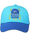 FlapJackKids Berretto Estivo con Visiera - Monster Blue - 100% Cotone Cappelli Estivi