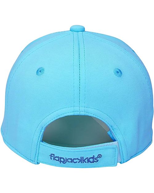 FlapJackKids Berretto Estivo con Visiera - Monster Blue - 100% Cotone Cappelli Estivi