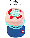 FlapJackKids Berretto Visiera Estivo Anti-UV SPF 50 - Piovra+Tartaruga Marina - 100% cotone Cappelli Estivi