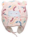 FlapJackKids Cappello Aviatore Idrorepellente e Antivento - Fiori - Morbido Tessuto Sherpa Cappelli Invernali
