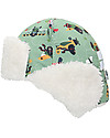 FlapJackKids Cappello Aviatore Idrorepellente e Antivento - Orso - Morbido Tessuto Sherpa Cappelli Invernali
