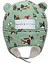 FlapJackKids Cappello Aviatore Idrorepellente e Antivento - Orso - Morbido Tessuto Sherpa Cappelli Invernali