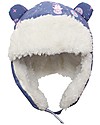 FlapJackKids Cappello Aviatore Idrorepellente e Antivento - Unicorno Indaco - Morbido Tessuto Sherpa Cappelli Invernali