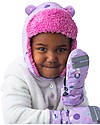 FlapJackKids Cappello Aviatore Idrorepellente e Antivento - Unicorno Lilla - Morbido Tessuto Sherpa Cappelli Invernali