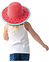 FlapJackKids Cappello di Paglia Anti-UV SPF 50+ - Anguria Cappelli Estivi