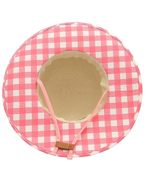 FlapJackKids Cappello di Paglia Anti-UV SPF 50+ - Coniglietto Cappelli Estivi