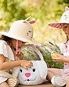 FlapJackKids Cappello di Paglia Anti-UV SPF 50+ - Coniglietto Cappelli Estivi