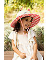 FlapJackKids Cappello di Paglia Anti-UV SPF 50+ - Coniglietto Cappelli Estivi