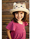 FlapJackKids Cappello di Paglia Anti-UV SPF 50+ - Gatto Cappelli Estivi