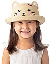 FlapJackKids Cappello di Paglia Anti-UV SPF 50+ - Gatto Cappelli Estivi