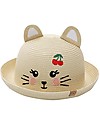 FlapJackKids Cappello di Paglia Anti-UV SPF 50+ - Gatto Cappelli Estivi