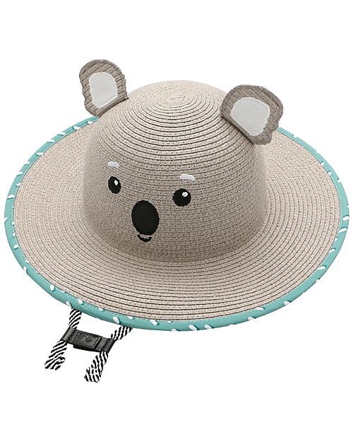 FlapJackKids Cappello di Paglia Anti-UV SPF 50+ - Koala Cappelli Estivi