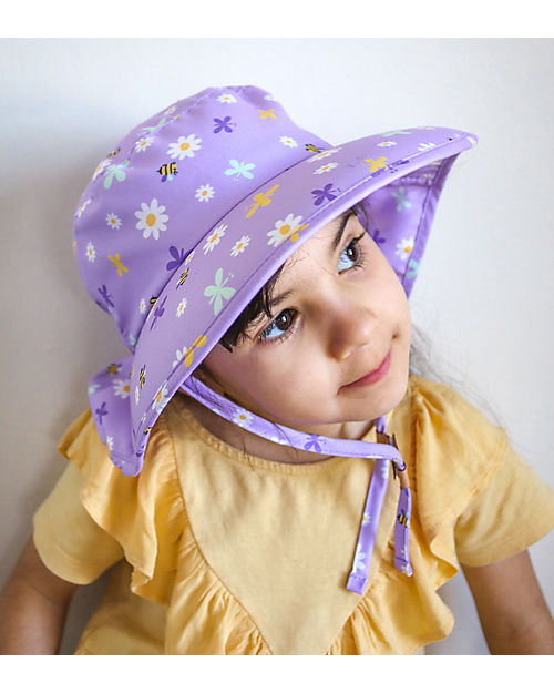 FlapJackKids Cappello Estivo con Paracollo - Anti-UV SPF50+ - Daisy Cappelli Estivi