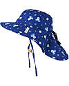 FlapJackKids Cappello Estivo con Paracollo - Anti-UV SPF50+ - Polpo Cappelli Estivi