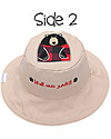 FlapJackKids Cappello Estivo Reversibile Anti-UV SPF 50+ Alce+Orso - 100% cotone Cappelli Estivi